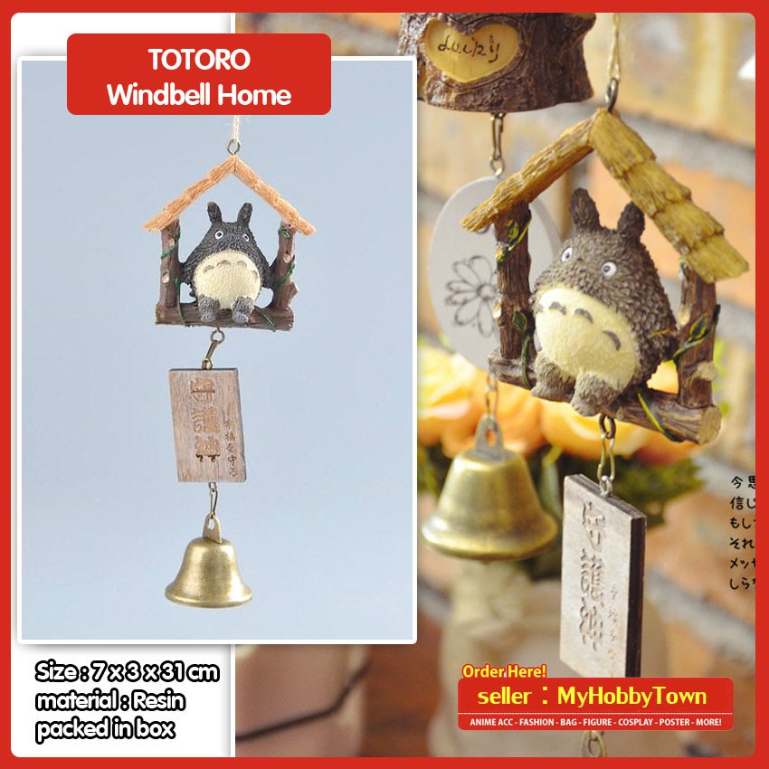 Lonceng Angin Windbell Wind Chime Furin Tonari no Totoro