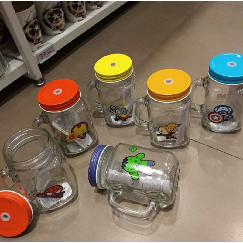 Mug MINISO Marvel X Miniso Jar Mug 470mL