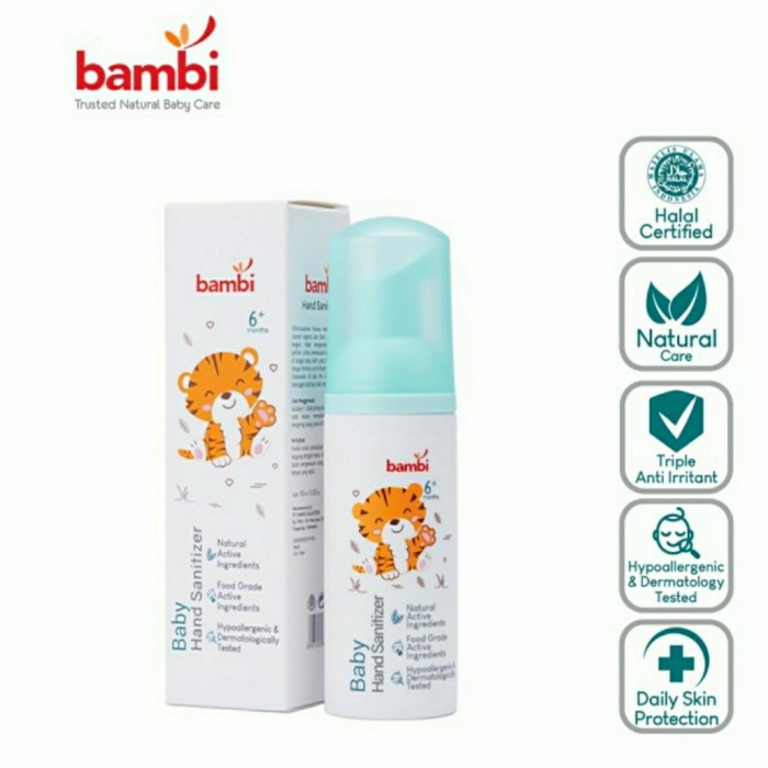 BAMBI Baby Hand Sanitizer Pembersih Tangan Bayi Food Grade