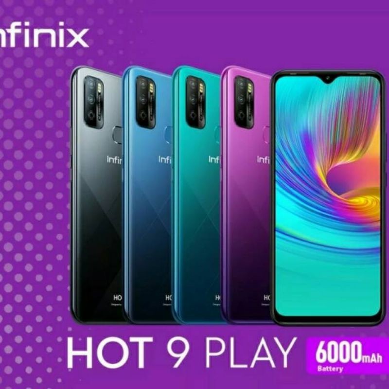 HP INFINIX HOT11PLAY HOT 11 PLAY HOT11 PLAY RAM 4GB 4/64 ROM 64GB GARANSI RESMI ORIGINAL IMEI TERDAFTAR DUAL SIM ASLI  HOT 9 PLAY HOT10PLAY HOT 10PLAY HOT 10 PLAY ORI