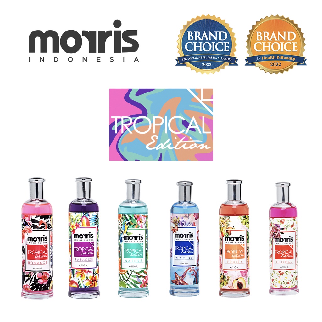 Morris Parfum Cewek Tropical Edition 110 ml