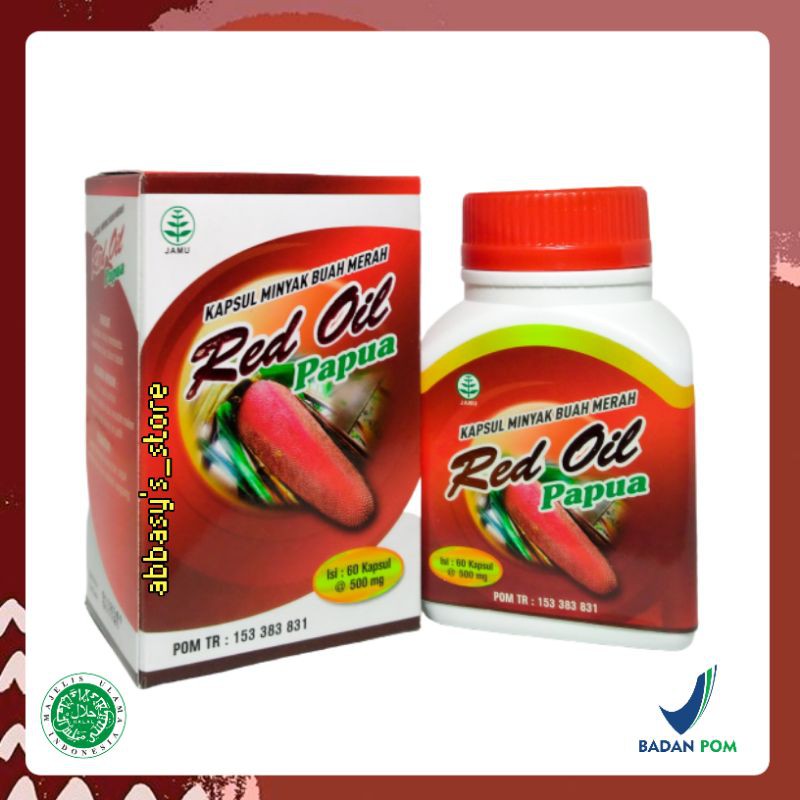 

Red Oil Papua | Minyak Buah Merah Papua Obat Herbal Kolesterol Terbaru