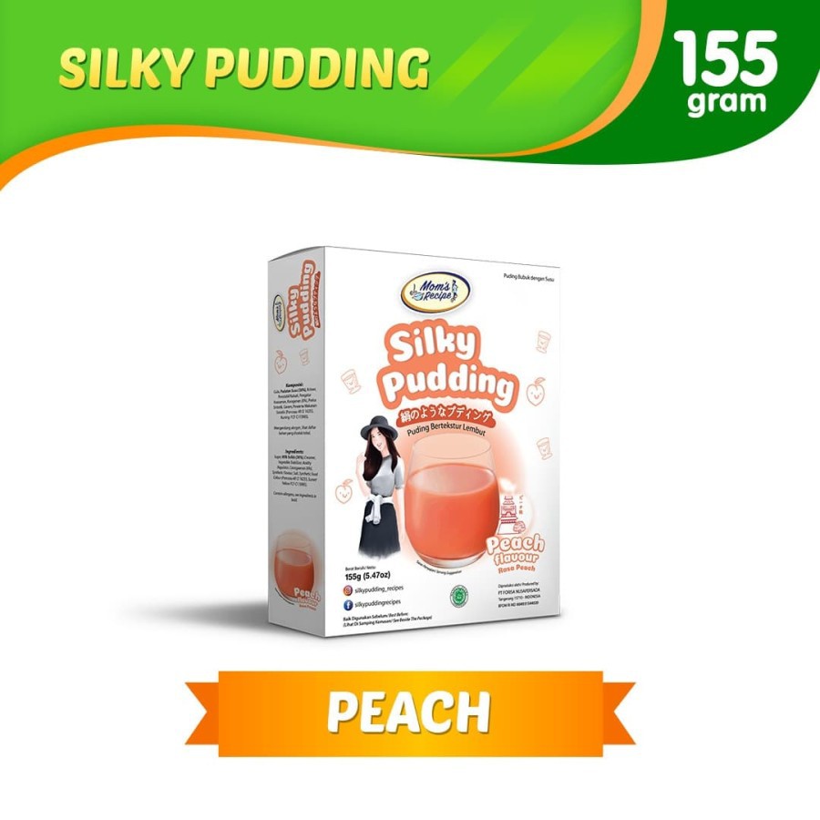 SILKY PUDDING PEACH PUDING SUTERA PEACH MOMS RECIPE 155gr