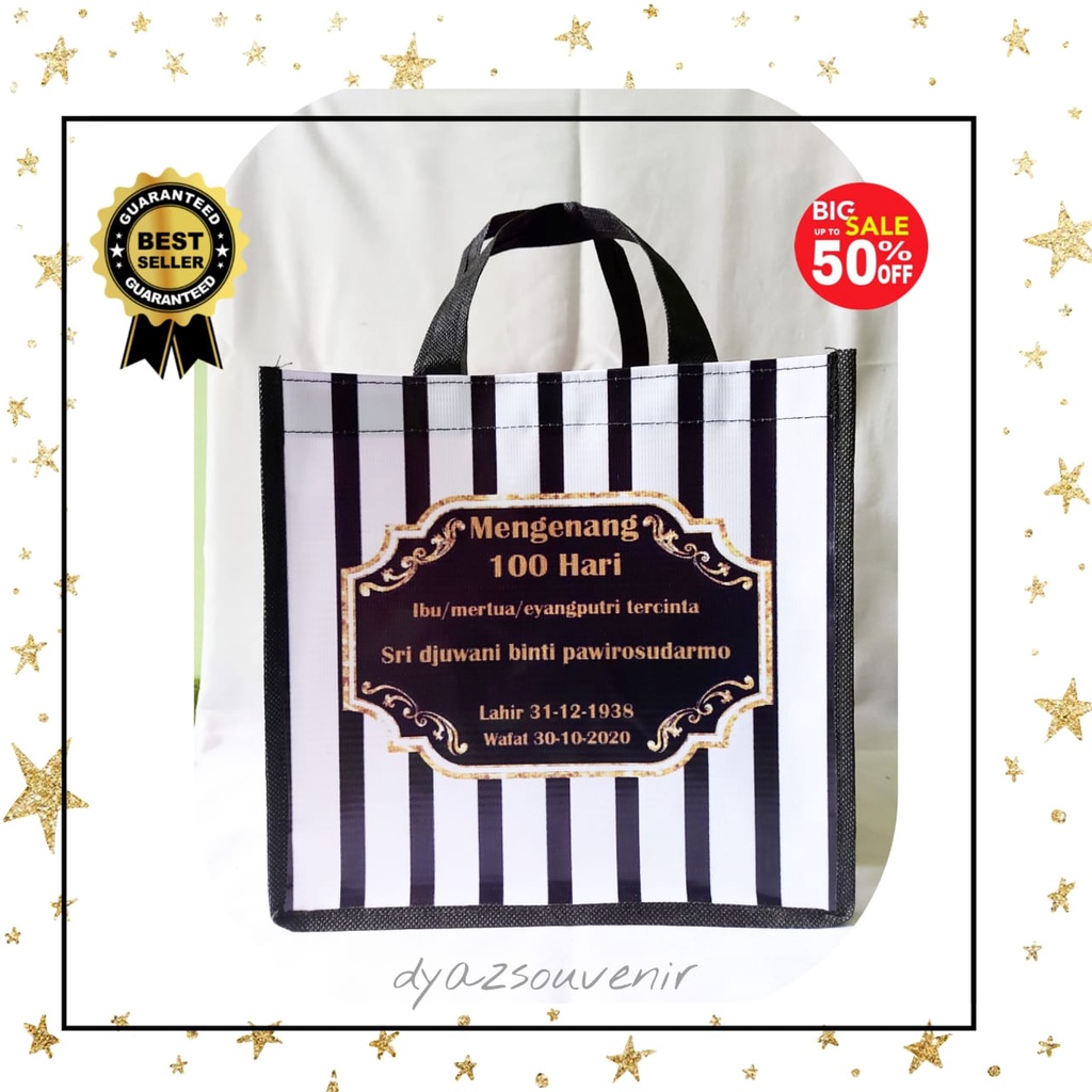 

TAS MENGENANG 100 HARI / 40 HARI / GOODIE BAG / PVC BAG CUSTOM