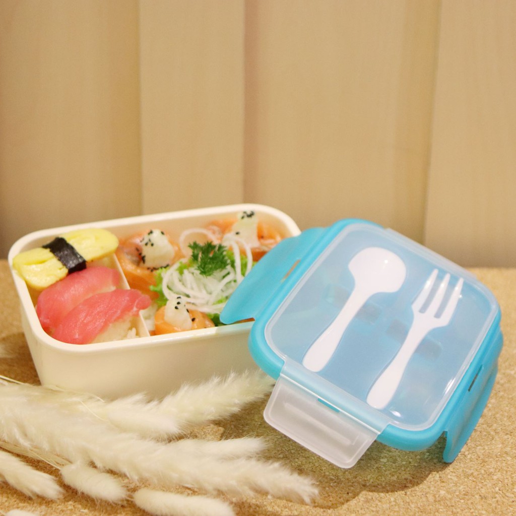 Jual Calista Iwaki Lunch Box Tempat Makan Kotak Bento Shopee Indonesia