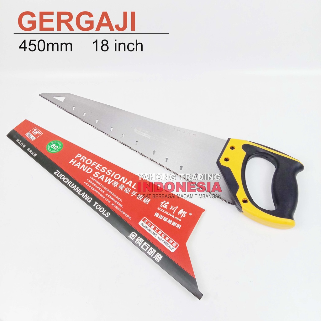 Gergaji Tangan Hand Saw 18&quot; inch 450mm