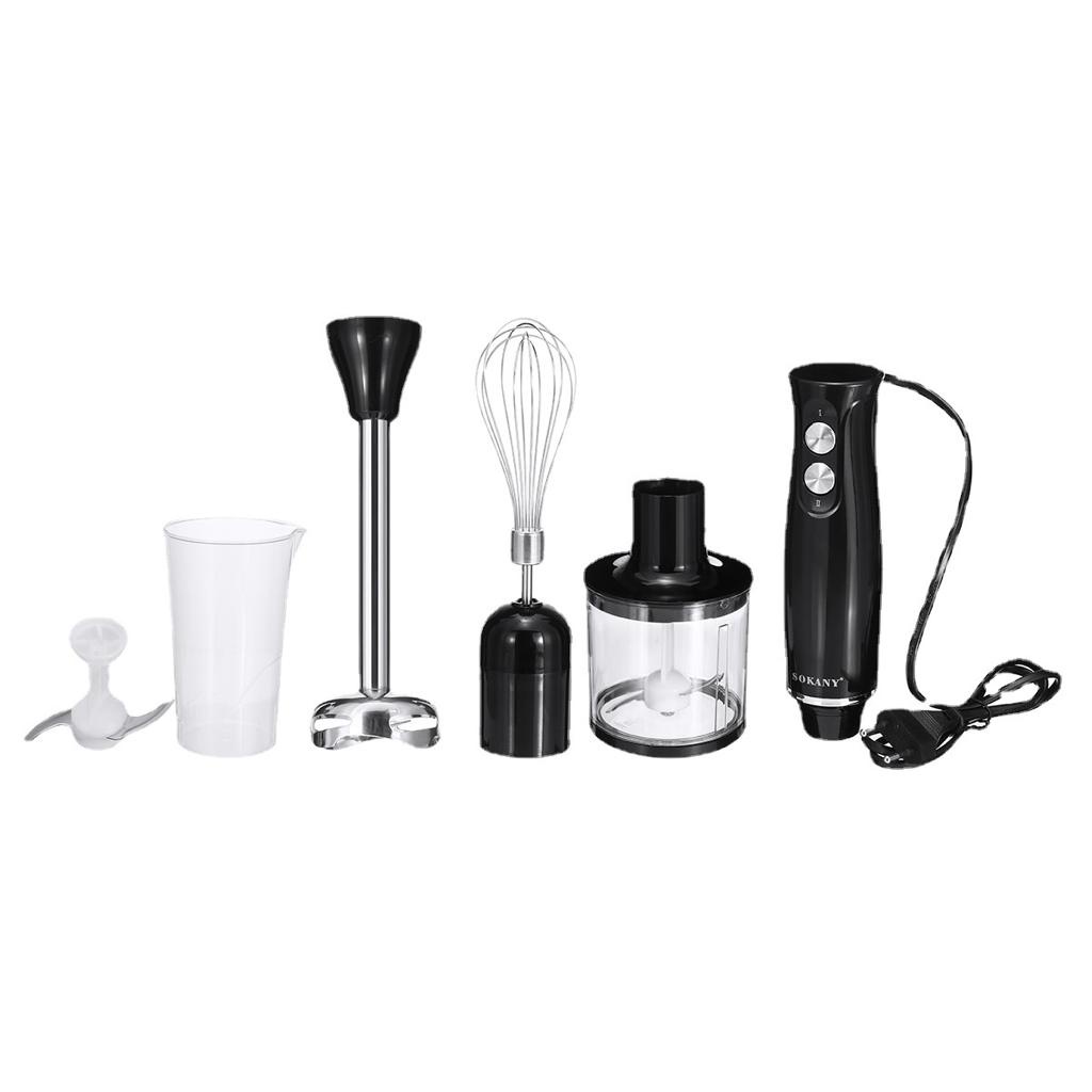 sokany hand blender multifungsi blender tangan stainless steel juicer alat penggiling daging penghalus bumbu 4 in 1