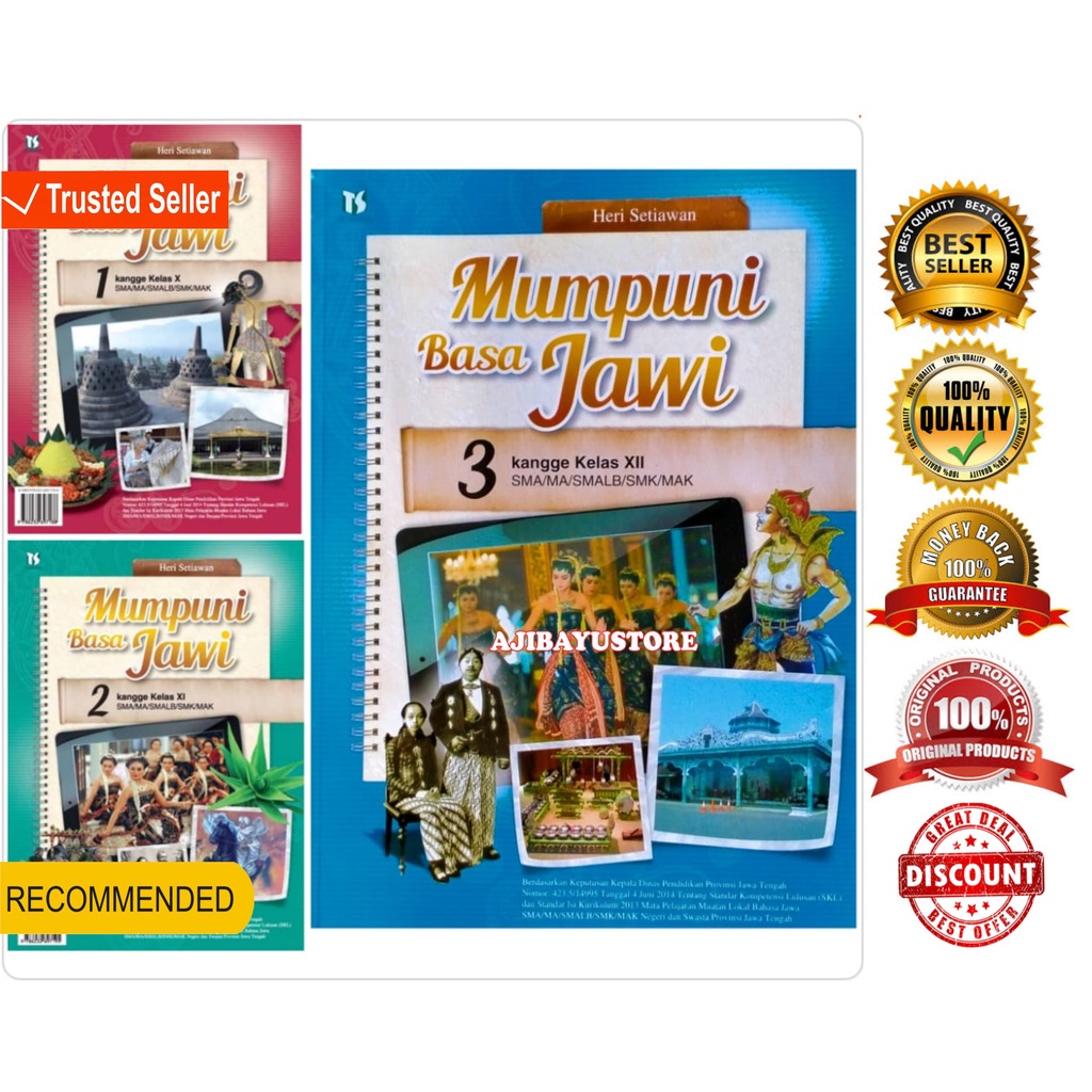 Buku Mumpuni Basa Jawi 1 2 3 Sma Ma Smk Kangge Kelas 10 11 12 X XI XII Heri Setiawan Tiga Serangkai