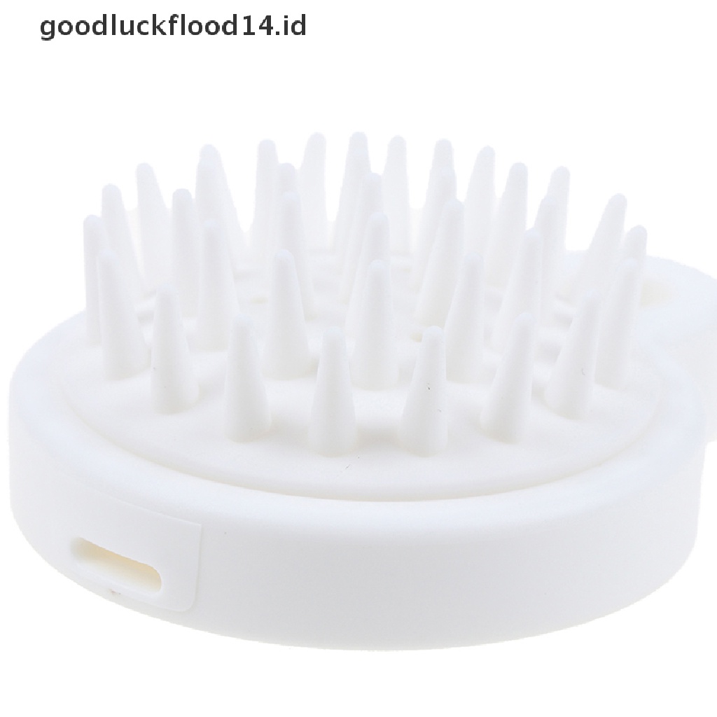 [OOID] Silicone Head Body Shampoo Scalp Massage Brush Comb Hair Washing Comb Bath Tool ID