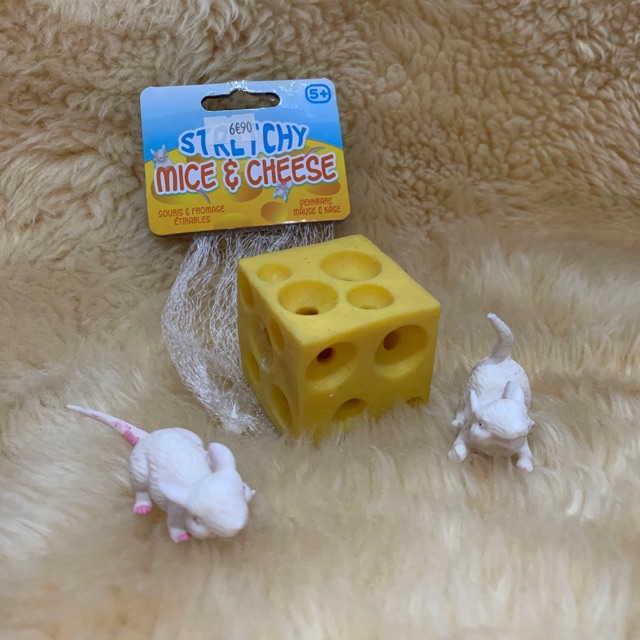 Jual Stretchy Mice & Cheese Squeeze Toy | Shopee Indonesia