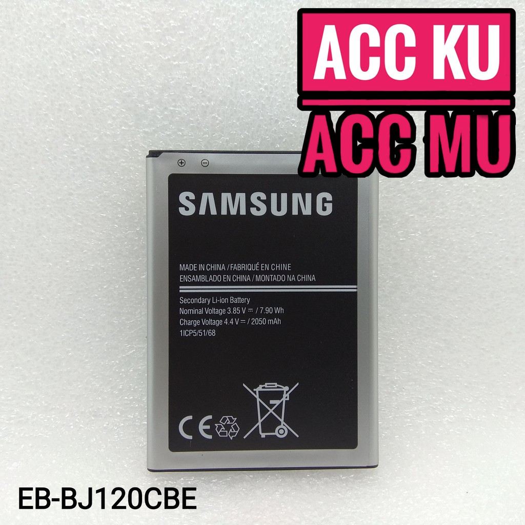 Baterai Hp Samsung Galaxy J1 2016 / J120 / J120F / J120G Batre Battery Handphone Original OEM 99% BJ120CBE Ori