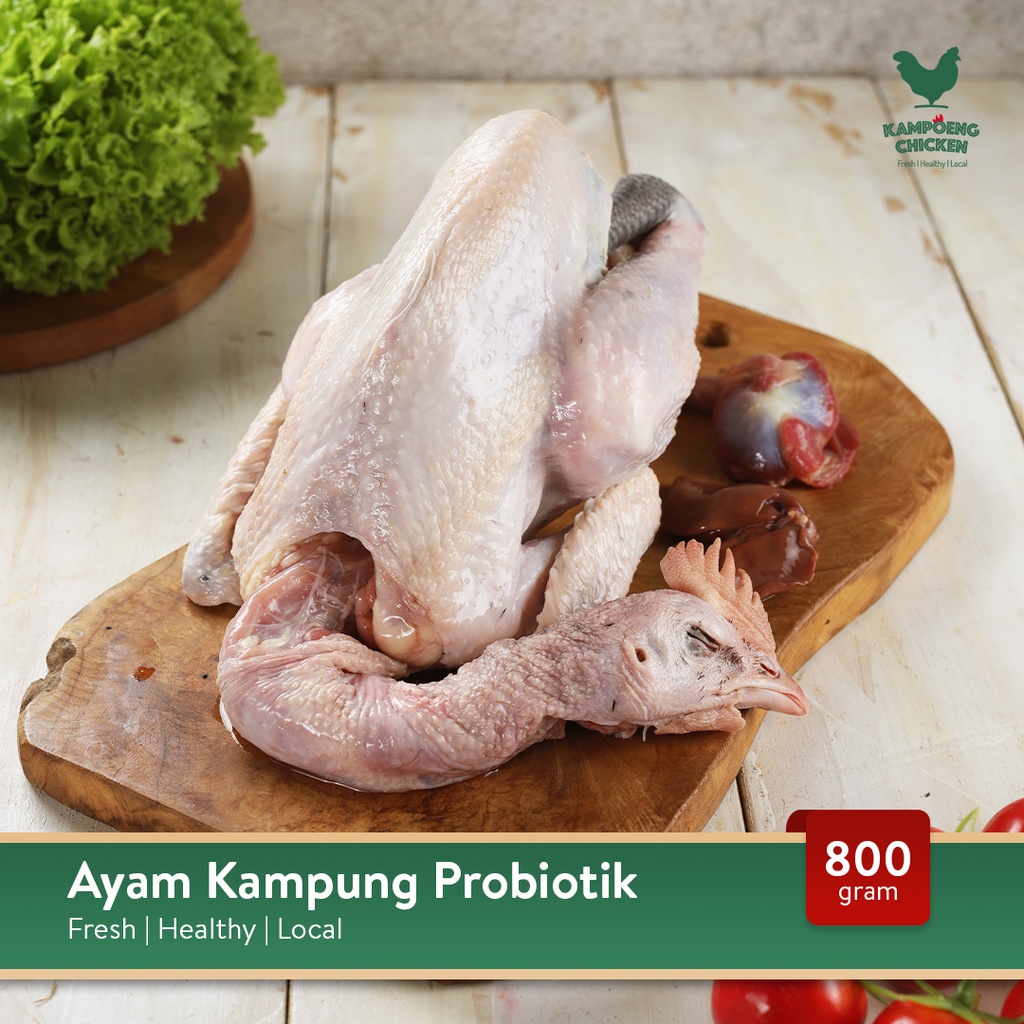 

Ayam Kampung Probiotik Sehat Halal Karkas 800 Gram