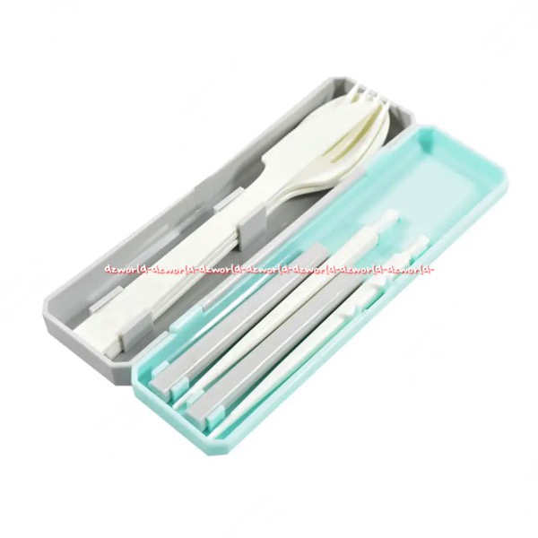 Kokubo Go OutCutlery Spoon Fork Knife Chopsticks Made in Japan BPA Free Kokobu Sendok Garpu Pisau Sumpit 1set