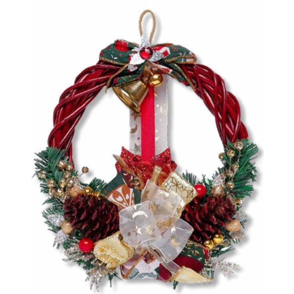 Pajangan Natal Wreath Mini