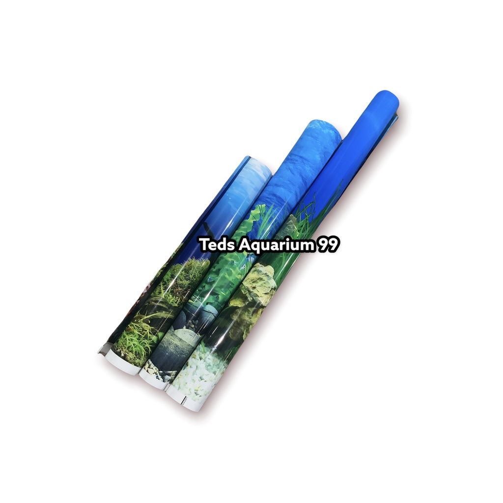 Cover Aquarium/ Background Aquarium/ Gambar Belakang Aquarium