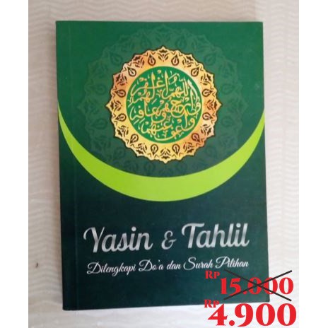 Buku Yasin dan Tahlil