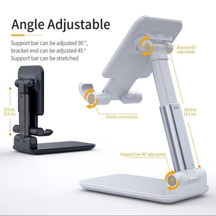 [TERMURAH] Stand Phone Holder Liftable Foldable - Penyangga / Dudukan HP Lipat-3
