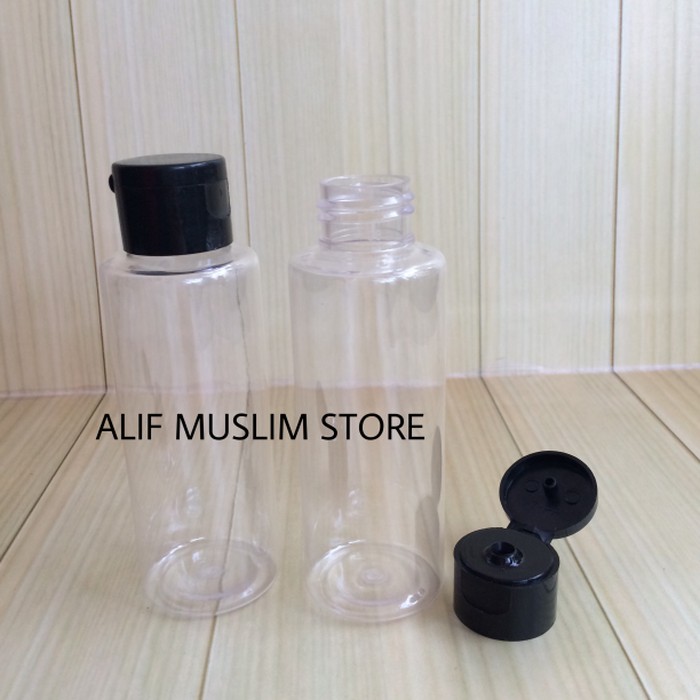 BOTOL RF 100 NATURAL FLIPTOP HITAM