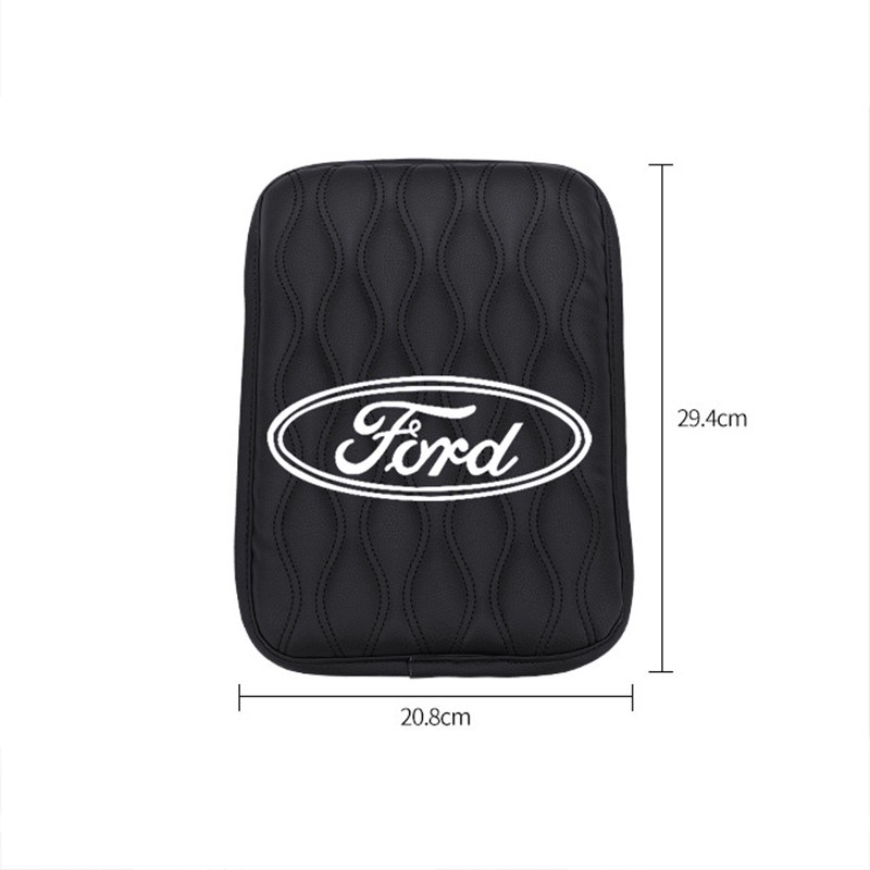 Bantalan Sandaran Tangan Mobil Universal Bahan Kulit Untuk Ford