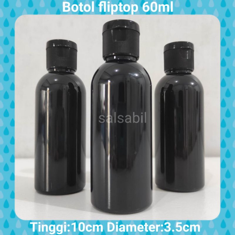 Jual Botol Fliptop Ml Hitam Shopee Indonesia