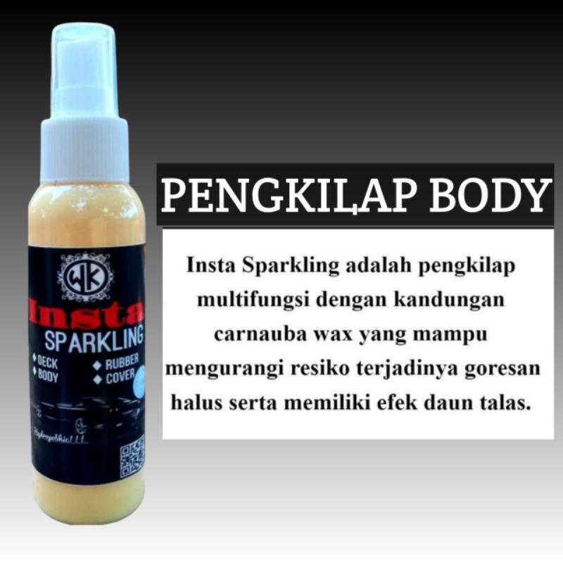 Penghilang Baret Rubbing Compound &amp; Insta Sparkling/ Pengkilap Motor/Pengkilap Mobil