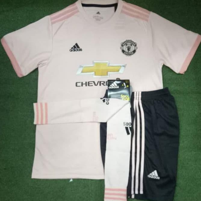 1 Set Jersey Bola Mu Away Grade Ori 2018-2019
