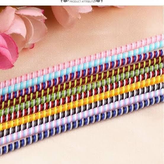 ( 10Pcs ) Pelindung Kabel VIBOX Cord Protector Spiral Pelapis Kabel Dan Gurita Gojek