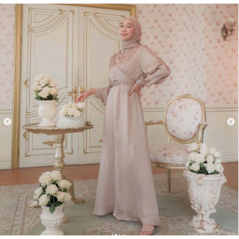 ADELINE DRESS  ORCHID L BY DEAVHIJAB