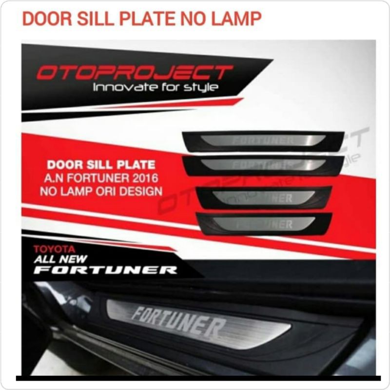 Sill Plate Samping Fortuner New 2016-ON Merk Otoproject