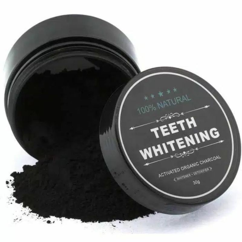 charcoal pembersih dan pemutih gigi teeth whitening asli original murah