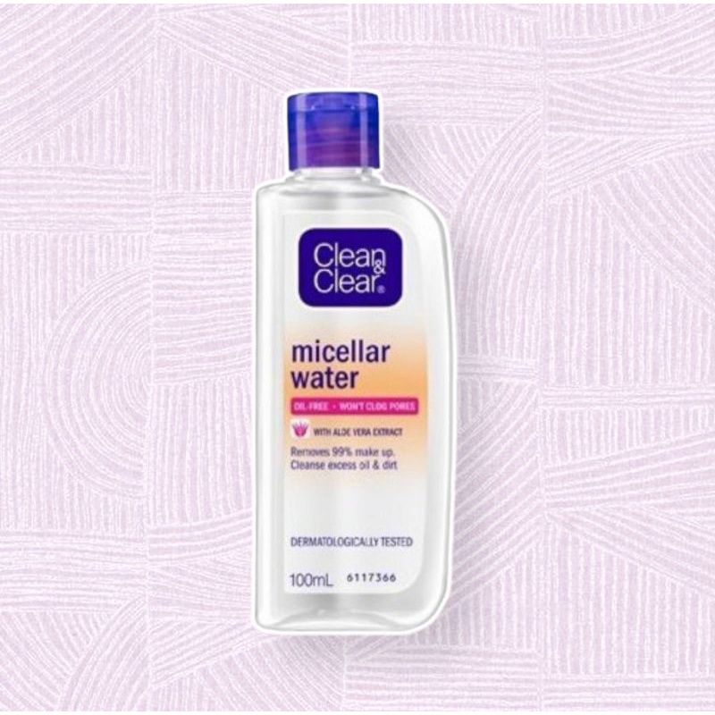 clean and clear michellar water 100ml | clean & clear