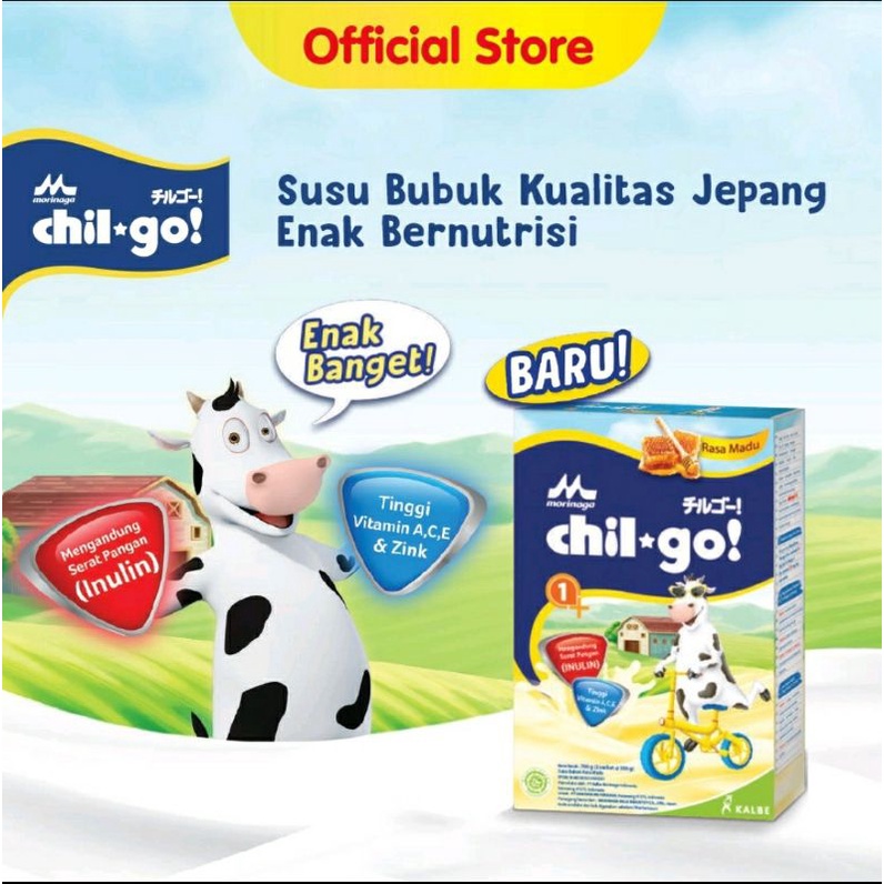CHILGO PODWER 1+ MADU / VANILA 1000 Gr Susu Pertumbuhan Untuk Anak Usia 1 - 3 Tahun