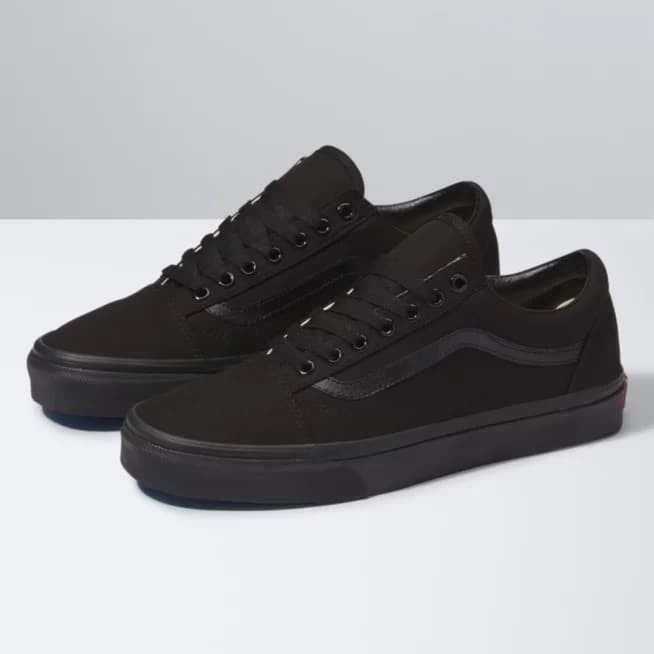 SEPATU VANS OLD SKOOL BLACK WHITE OG PRO SEPATU VANS OLDSKOOL HITAM POLOS