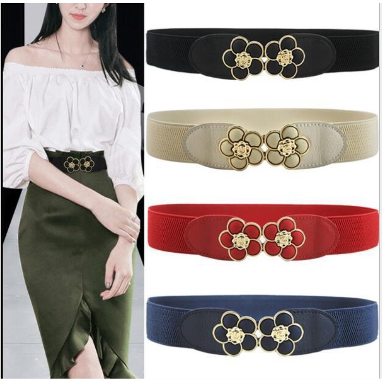 Ikat Ban Pinggang Wanita Elastis NEW COLORFUL 04 Korea Fashion Gasper Sabuk Karet Cewe Womens Belt