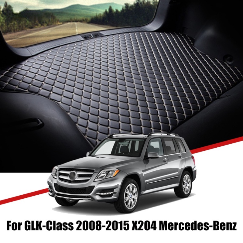 Matras Bagasi Mobil Bahan Kulit Untuk Mercedes Benz X204 GLK Class 2008 2009 2010 2011 2012-2015