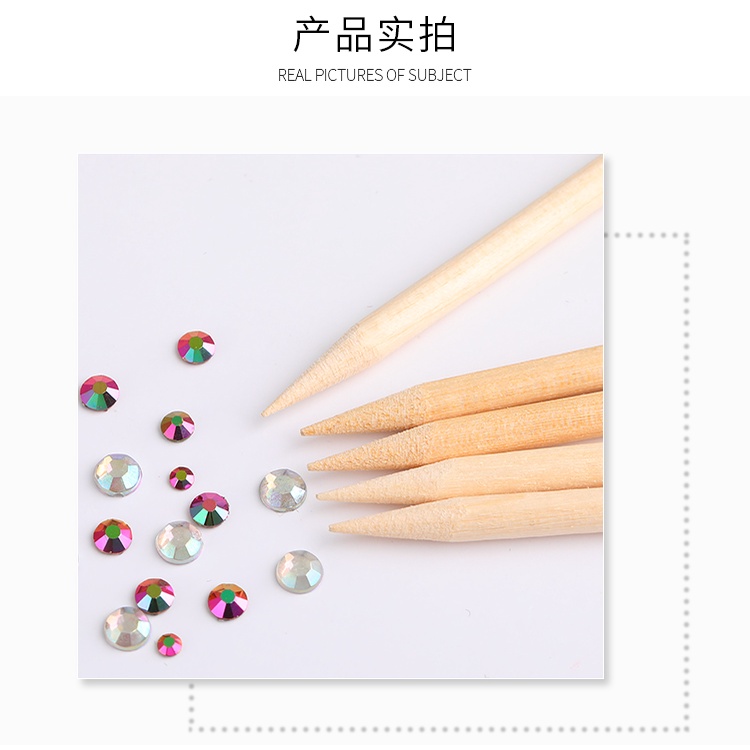 Pretty 5PCS STIK KAYU PENDORONG KUTIKEL / WOODEN STICK PUSHER/stik kayu nail art