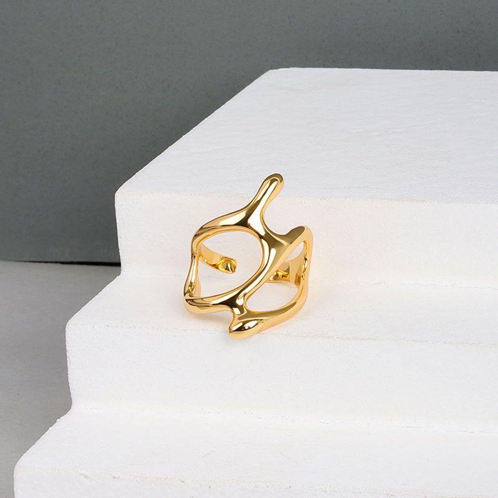 Lily Ring Trend Hollow Cabang Bukaan