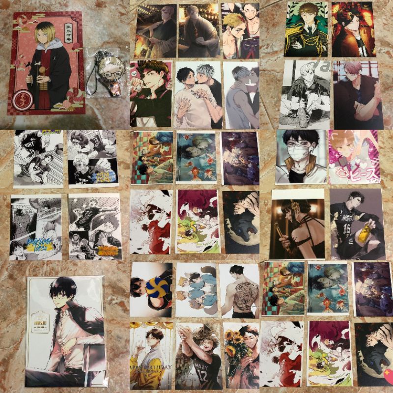 

Haikyuu JJK Payback Postcard Pbox Rimumu Iced Chocohaim Hinata Kageyama Atsumu Panya Doskoi Atsumu Osamu Inarizaki Kita Shinsuke Suna Rintarou Kanan King Printing Box Fushirun_Rung Gojo Megumi Sukuna Yuuji Jujutsu Kaisen Nokgak