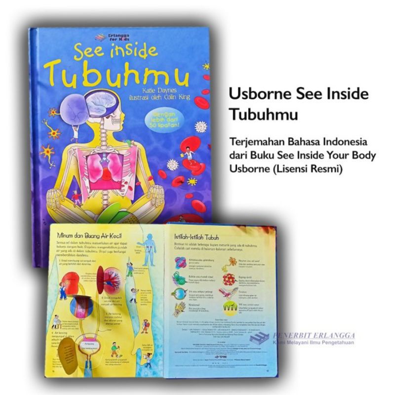 Usborne Flap Book see inside tubuhmu• See Inside Lautan• See Inside Mengenal Otak (Usborne Terjemaha