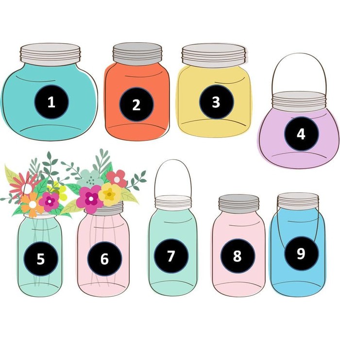 Kertas Cliparts - Ball Jar Card Design