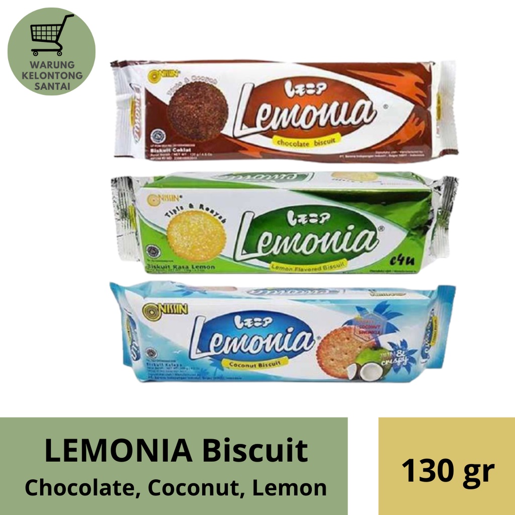 

NISSIN LEMONIA Biscuit Lemon, Chocolate, Coconut 130gr