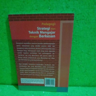 Jual BUKU PEDAGOGI STRATEGI DAN TEKNIK MENGAJAR DENGAN BERKESAN ...