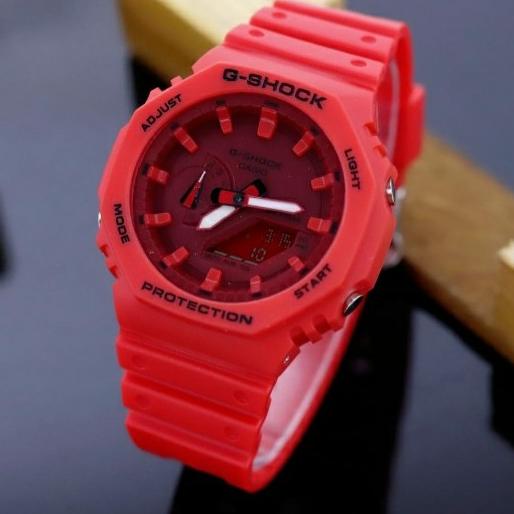 JAM TANGAN PRIA WANITA GSHOCK G SHOCK GA2100 STRAP KUNING YELOW