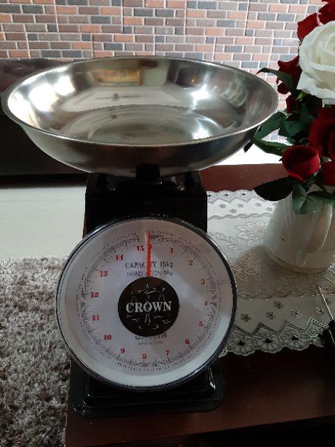 Timbangan Duduk/timbangan Manual/timbangan Buah Crown 15 Kg
