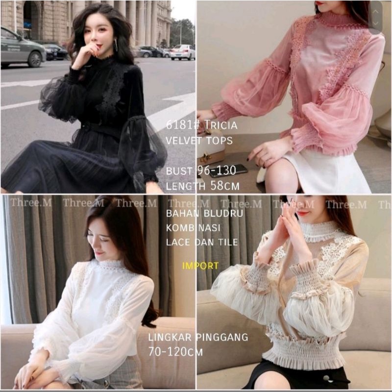 blouse brokat import | atasan brokat import | brukat import