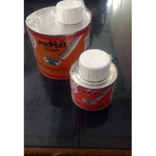 

Lem pipa super pvcplas pvc kuas 100 gram