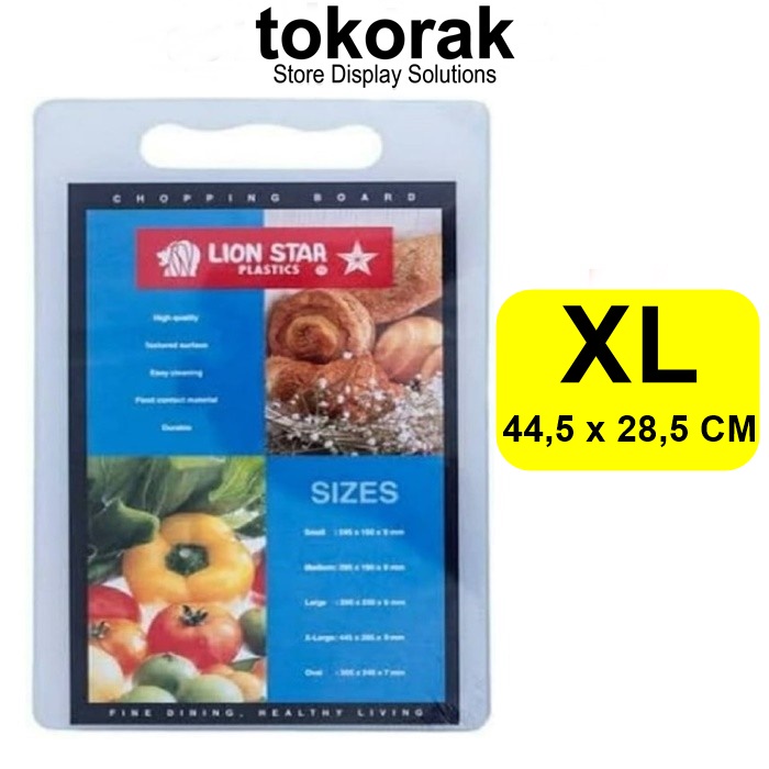 TALENAN XL PLASTIK LION STAR - ALAS POTONG - CHOPING BOARD CH 4