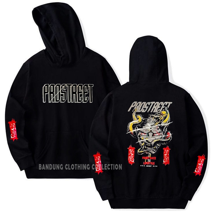 SWEATER HOODIE PRIA PROSTREET HITAM / HOODIE RACING RIDERS DISTRO PREMIUM QUALITY SIZE M L XL XXL / HOODIE SUNMORI PRIA WANITA