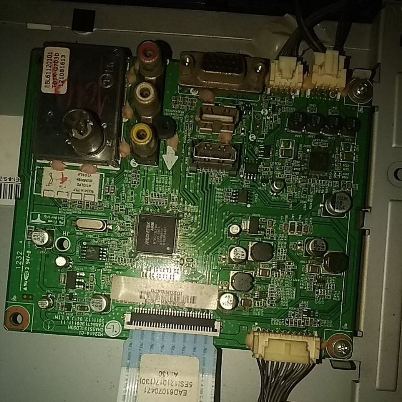 main board bekas tv lg lcd m2241an