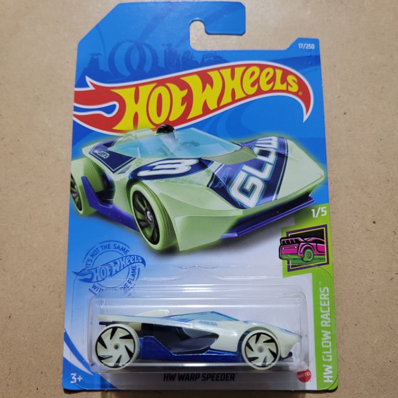 HOT WHEELS HW WARP SPEEDER / HW GLOW RACERS [ BLUE ]